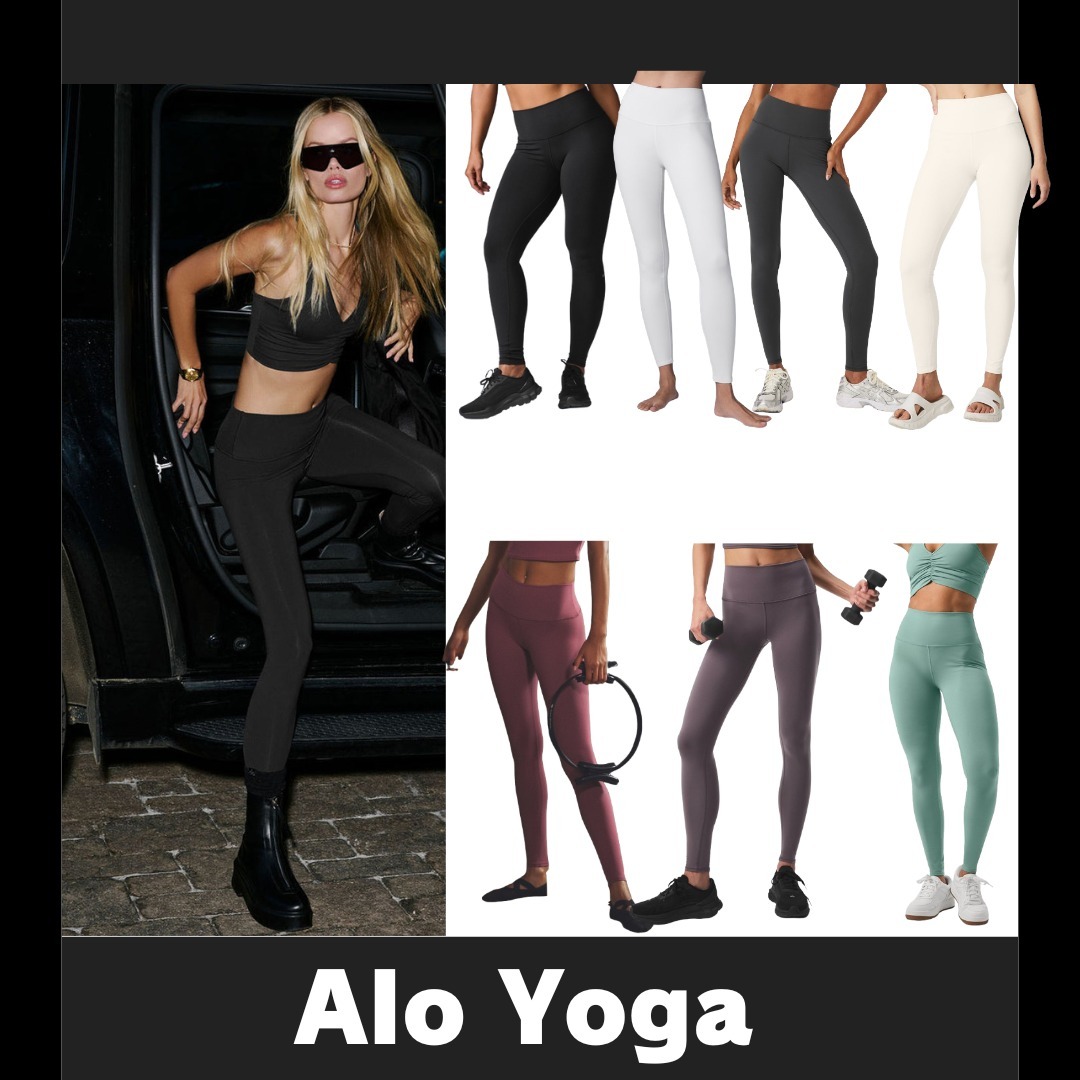 ♡Alo Yoga♡ハイウエスト エアブラシ レギンス