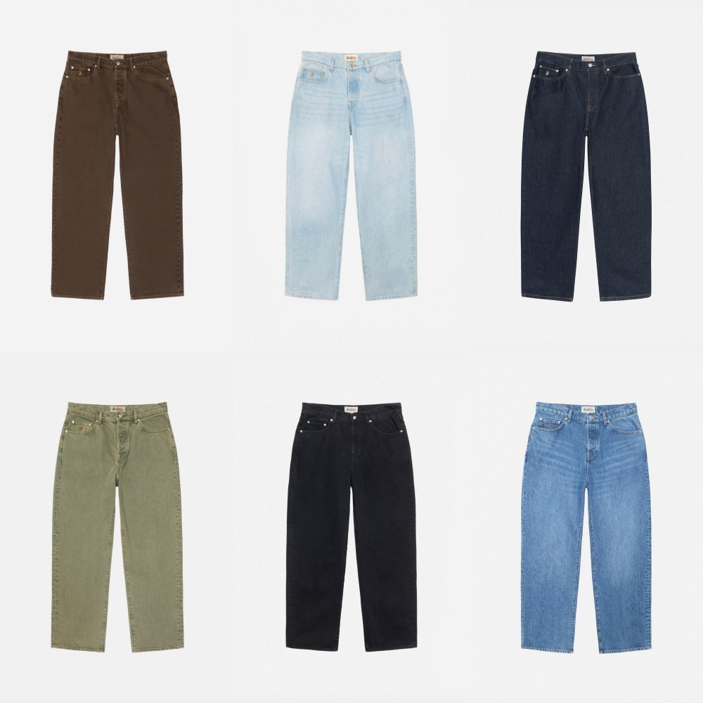 【stussy】BIG OL' JEAN DENIM 6色展開 要在庫確認 男女兼用