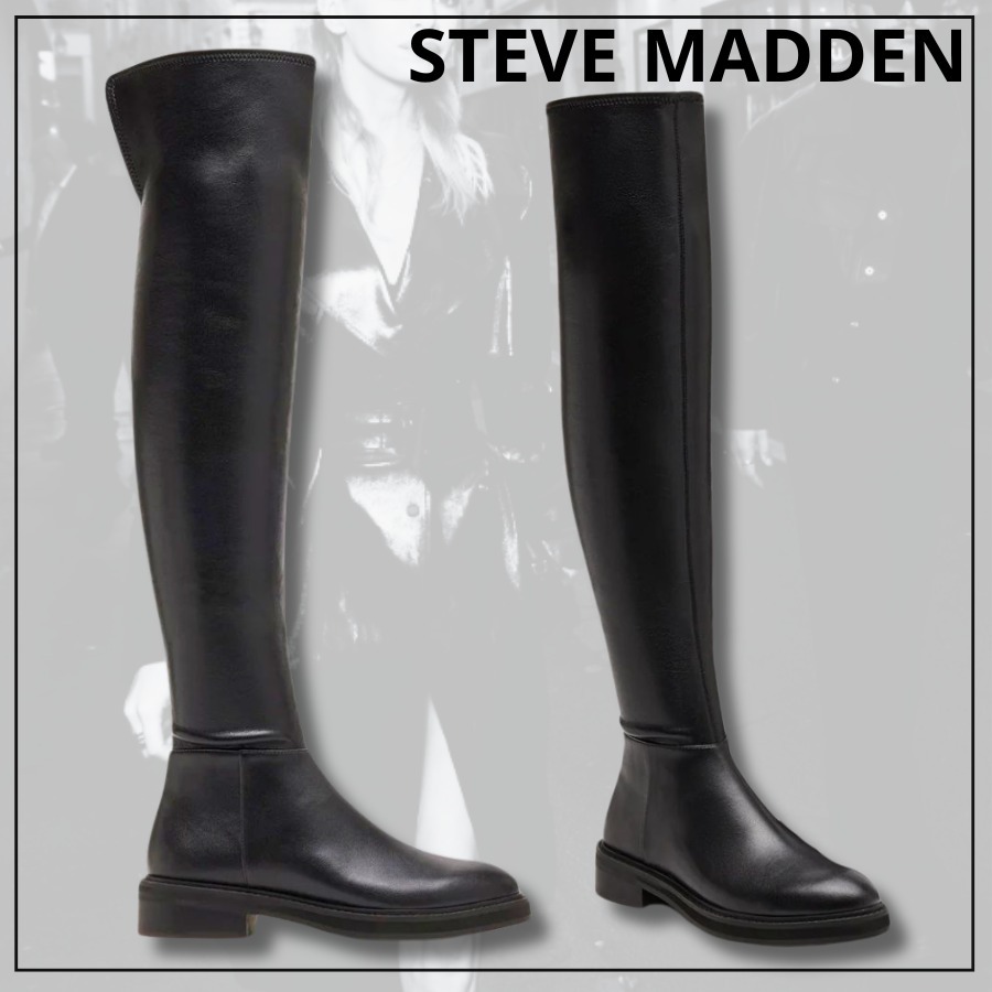 【追跡あり!】Steve Madden LEZA ブロックヒール ロングブーツ