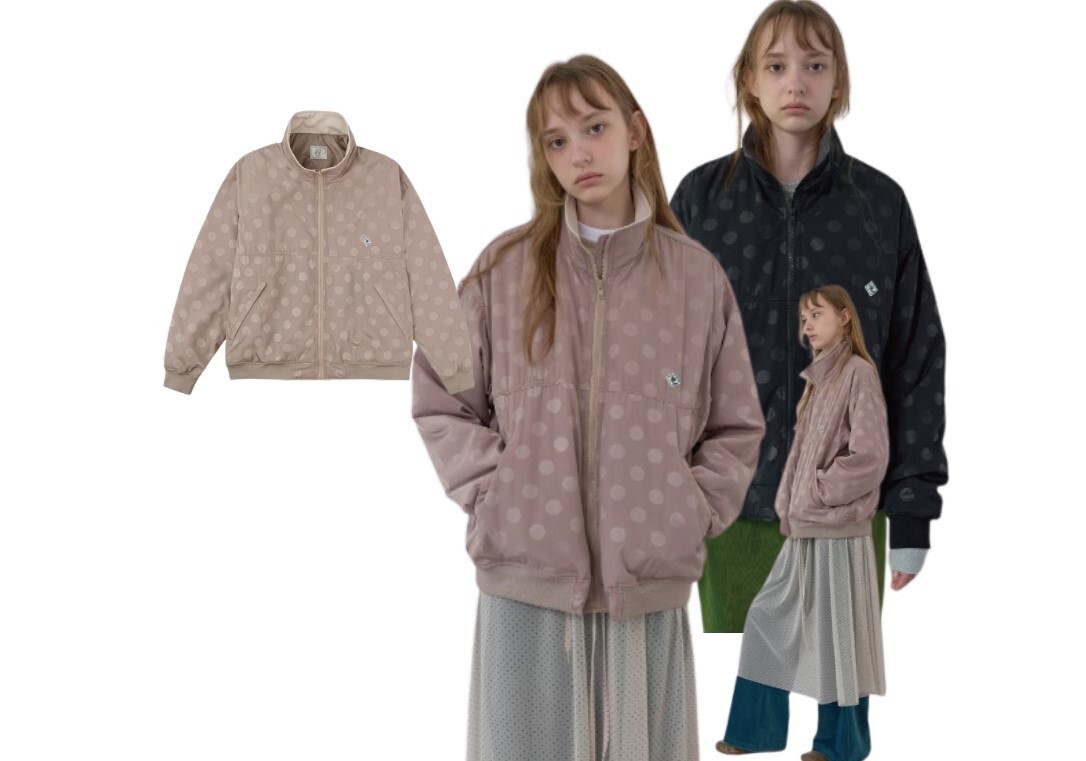 韓国商品/NOCONTENT Dot winter jumper