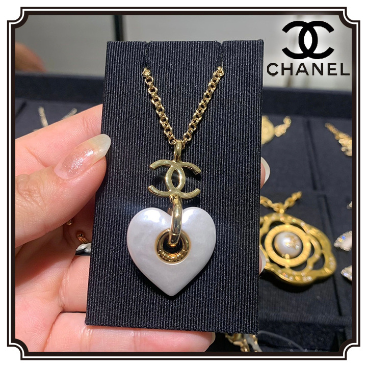 【パールハートが可愛い♡】CHANEL ネックレス