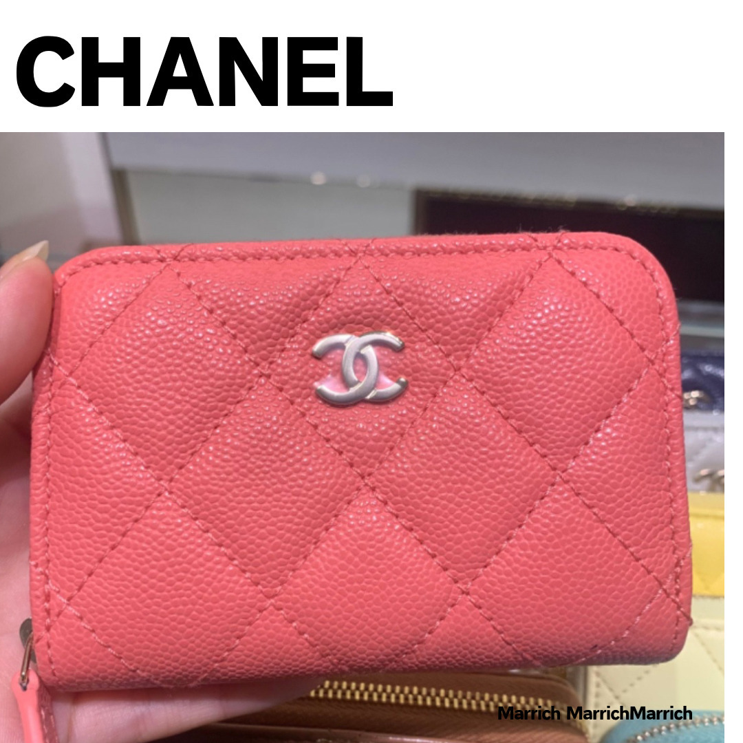 CHANEL《コンパクトで便利！》ジップコインパース