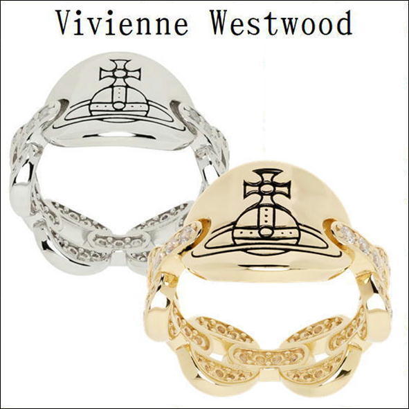 【国内送】Vivienne Westwood★チェーンのような・ORB指輪