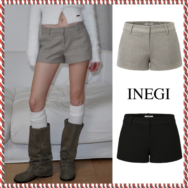 【INEGI】24fw Woolly Micro Shorts