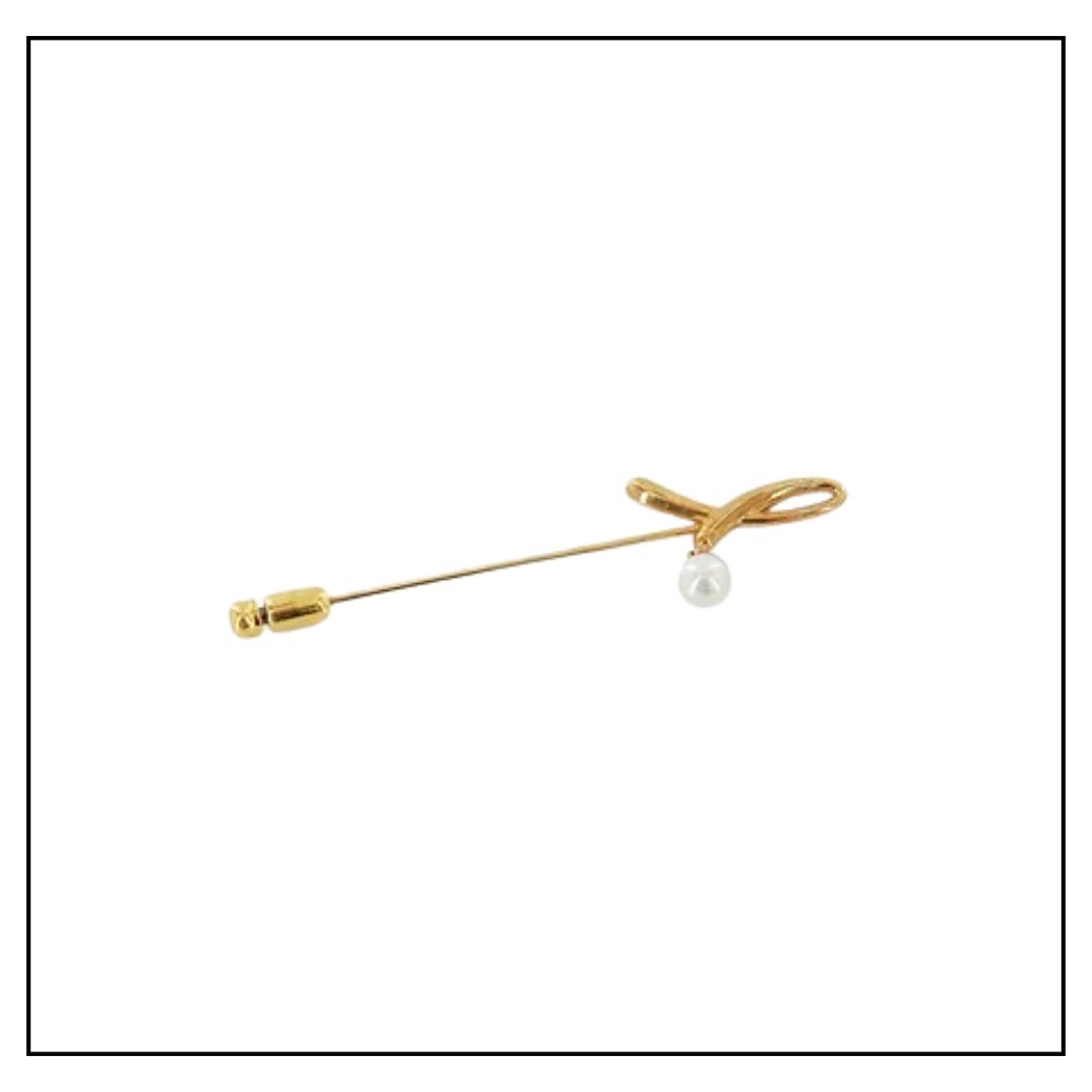 【出会えた一点物】Mikimoto アコヤ パール 18K ブローチ