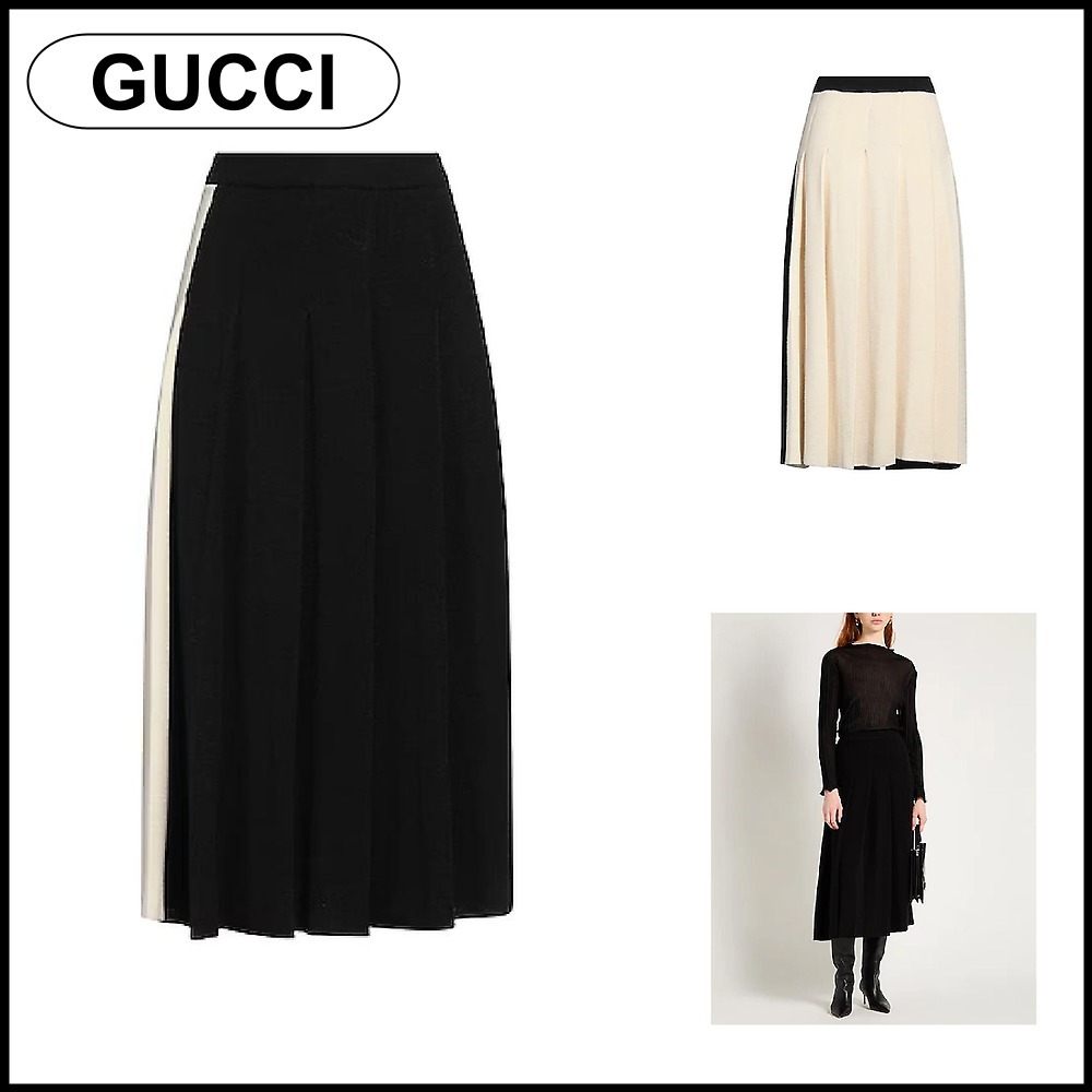 ☆GUCCI☆ミディ丈スカート☆SALE中