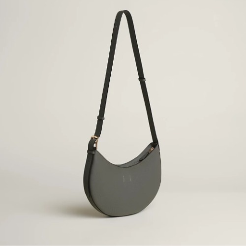 ★フックにチャーム◎【HERMES】バッグ《P'tit Arcon》グレー