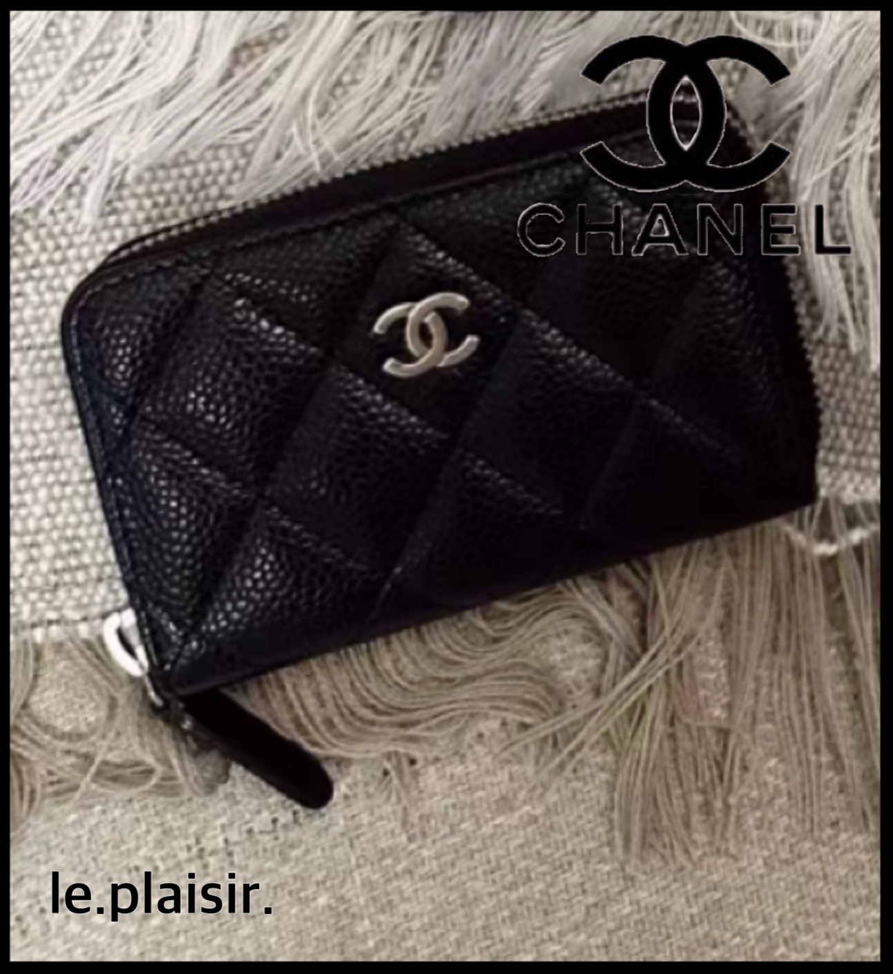 人気♢【CHANEL】 19 フラップ カードケース 財布