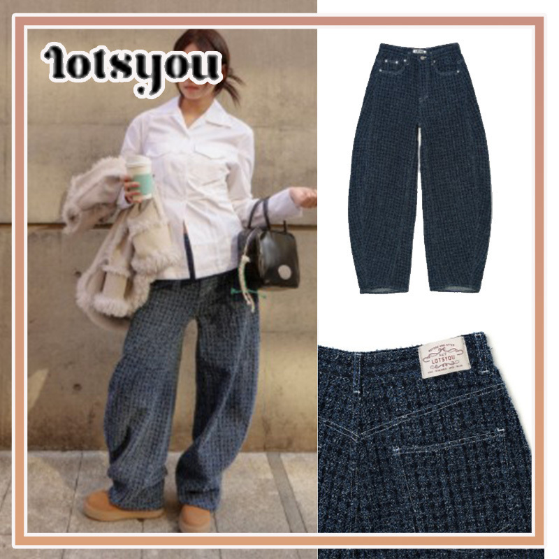 【LOTSYOU】Lovey Dovey Denim Pants Blue