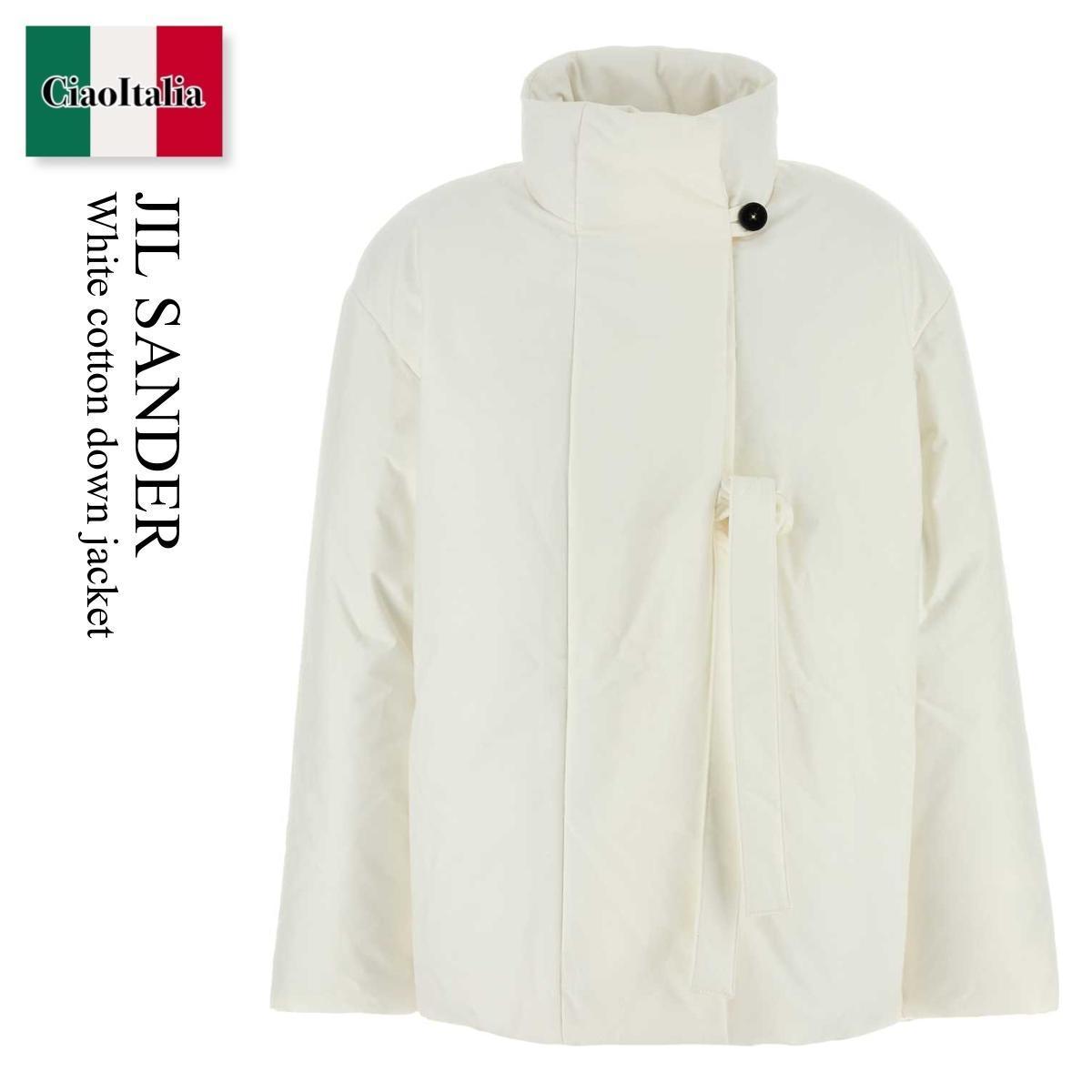 ダウンジャケット・コート Jil Sander White Cotton Down Jacket