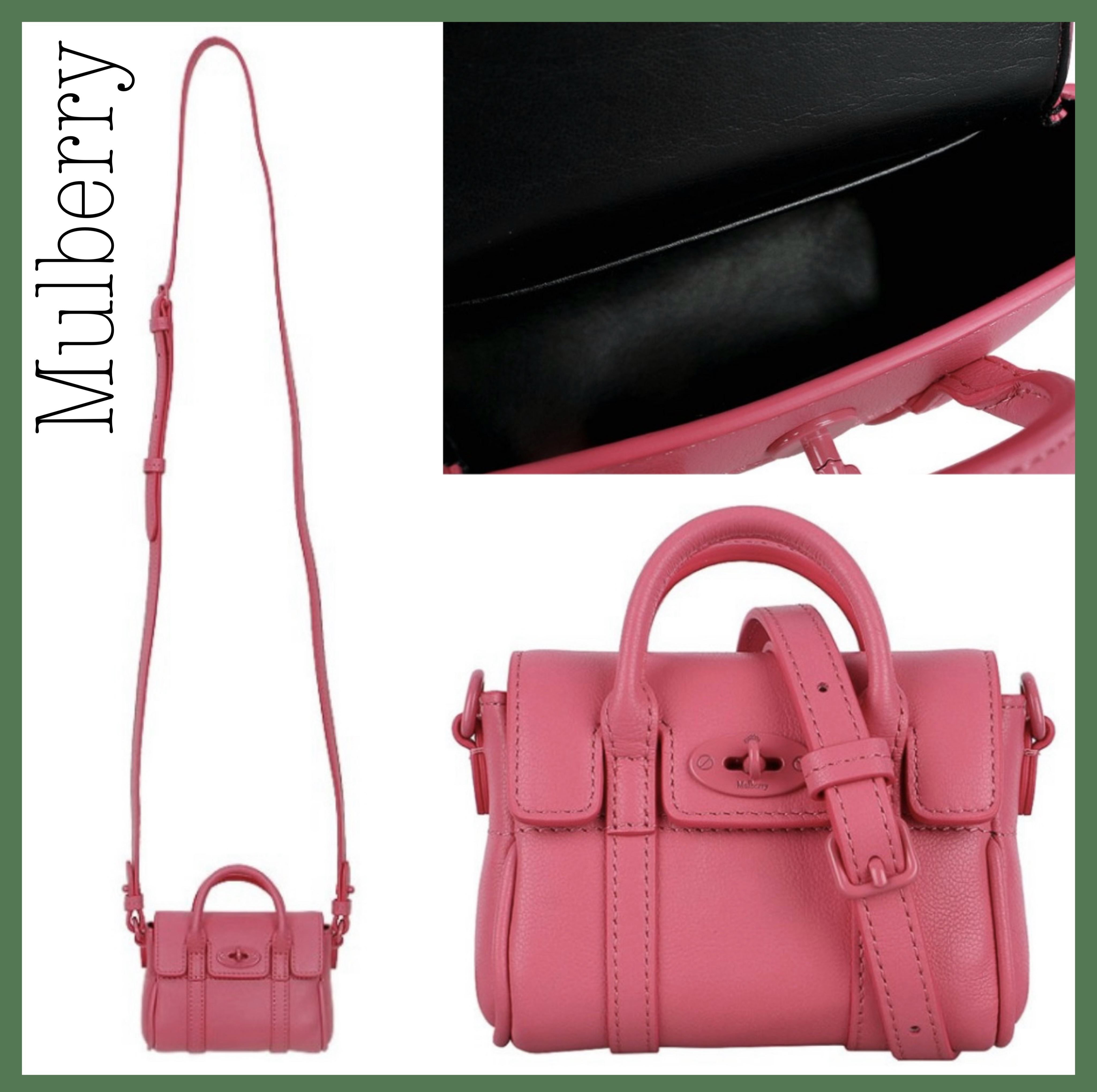 【関税込み】Mulberry☆ ベイズウォーター マイクロ ミニバッグ