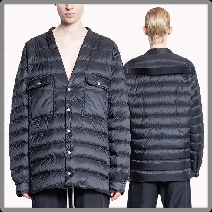 24AW◆RICK OWENS◆MONCLER アウターシャツ ダウンコート