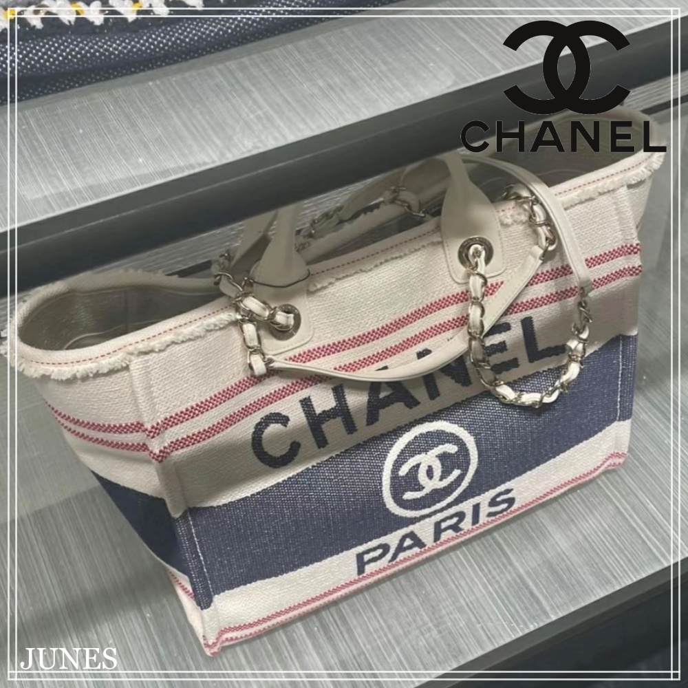 2025の新作！！【CHANEL】コットンショッピングバッグ