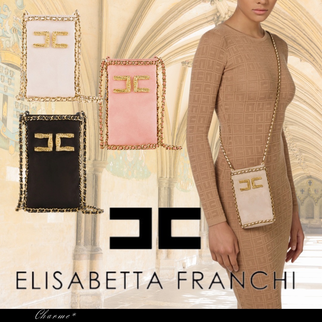 【ELISABETTA FRANCHI】携帯ホルダー スマートフォンホルダー