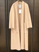 MaxMara ヴェッツォーゾ ピュアアルビノキャメルローブコート♪