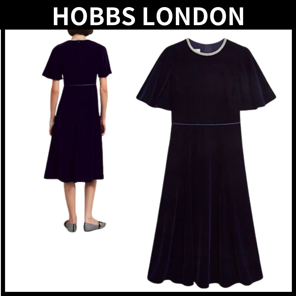 HOBBS LONDON♦カタリナベルベットドレス