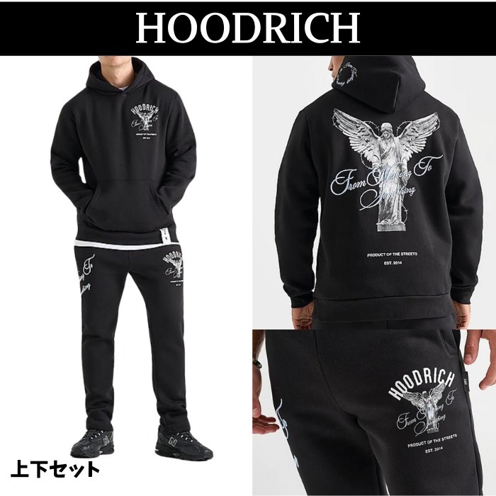 HOODRICH OG VITAL スウェット 上下セット フーディ ジョガー 黒