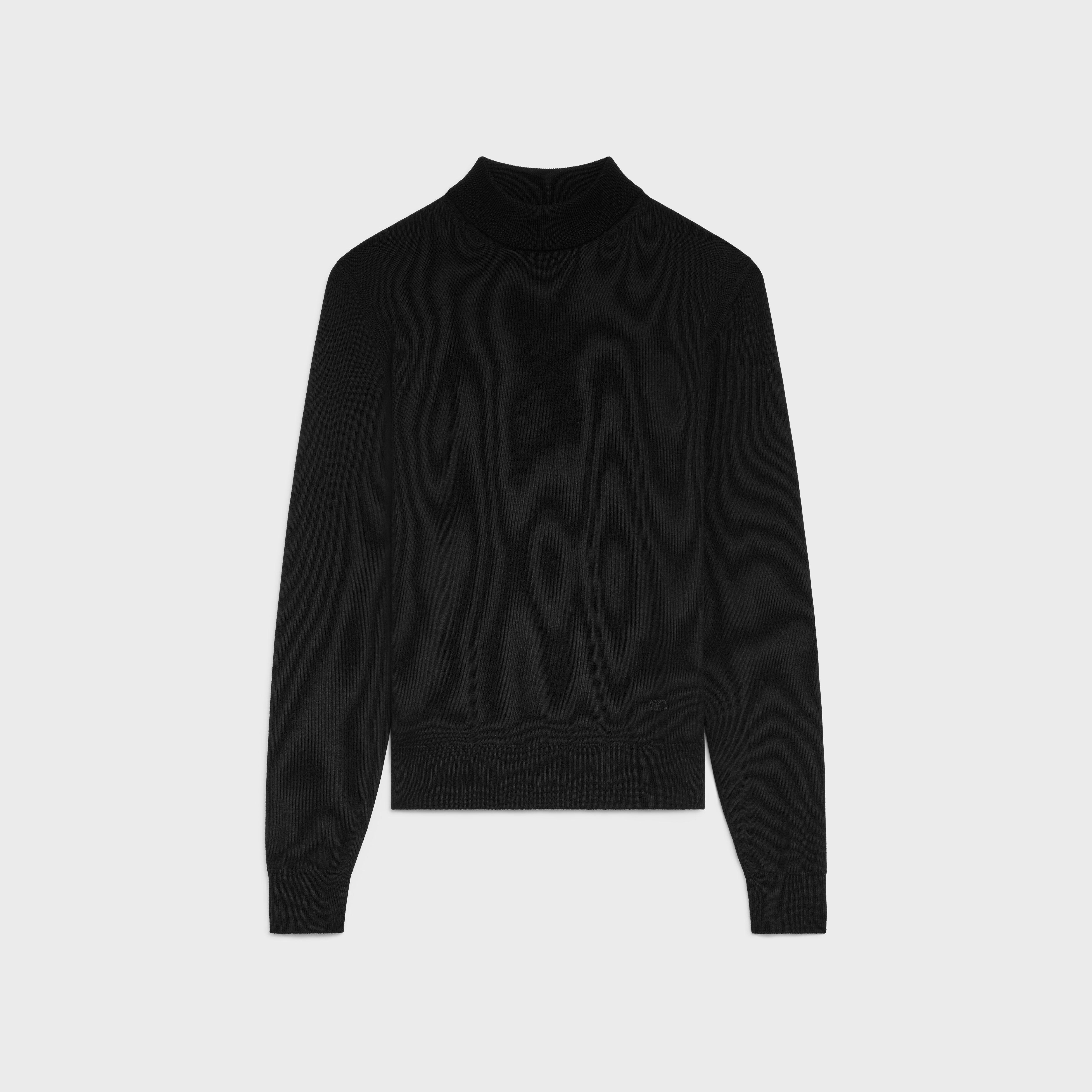 【日本入手困難】TRIOMPHE HIGH COLLAR SWEATER IN WOOL
