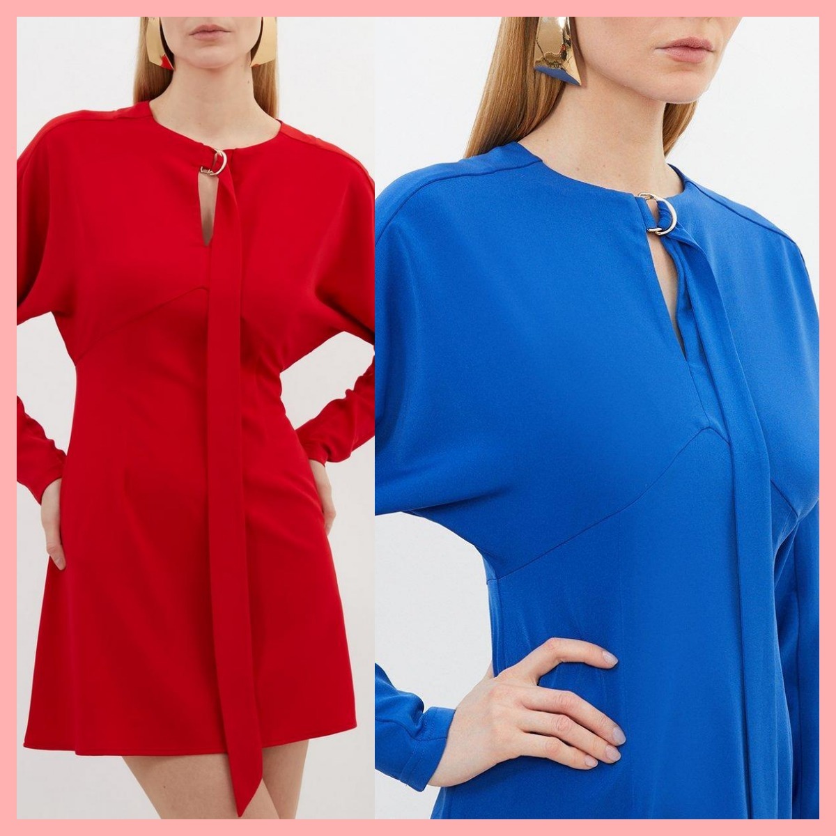 日本未入荷★Karen Millen 無地ショートワンピース