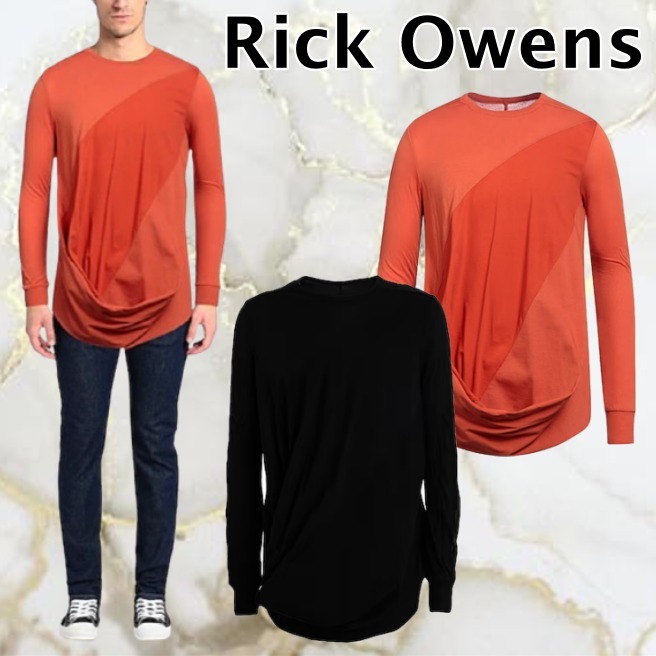 【Rick Owens】クルーネック ジャージー素材 Tシャツ