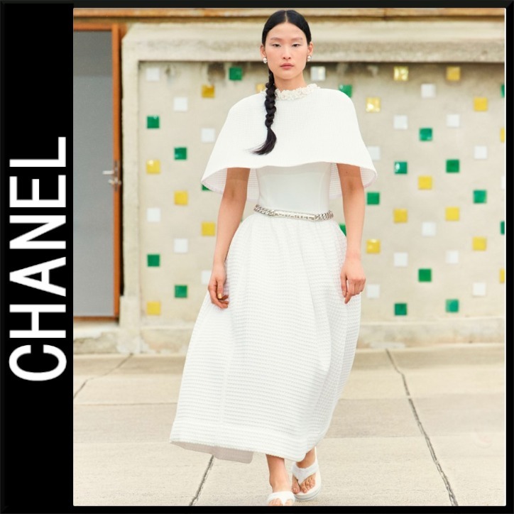 【おしゃれ★限定品】CHANEL スイムウェア ホワイト ワンピース