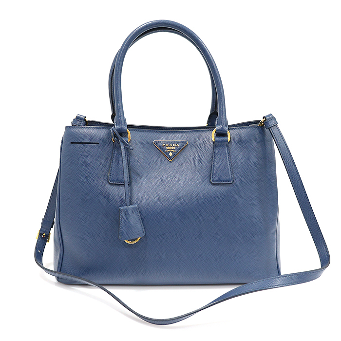 PRADA サフィアーノ トライアングルロゴ 2WAY ハンドバッグ