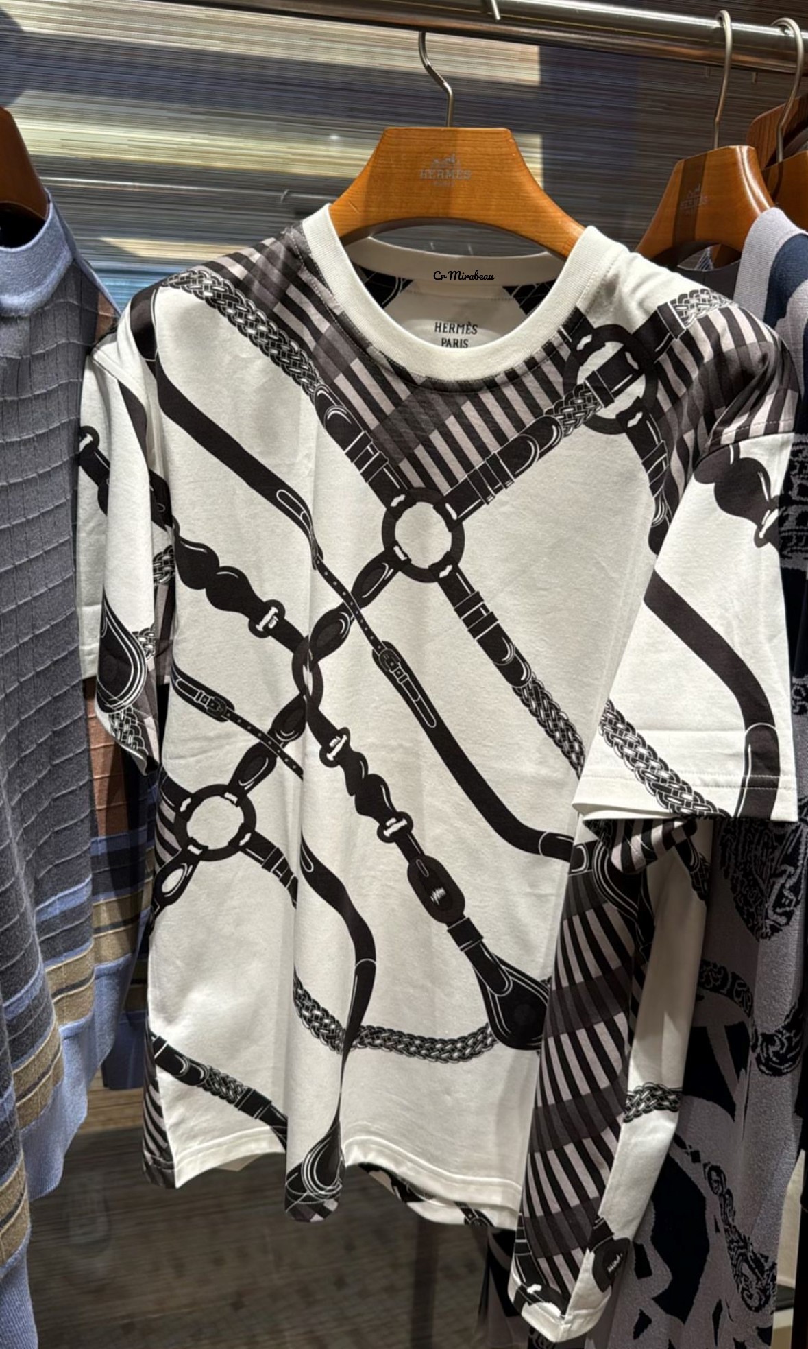 【お洒落☆】Hermes マキシTシャツ 《コーチング・リミックス》