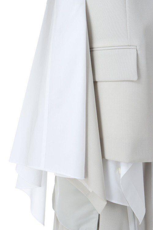 益若つばさ愛用《Sacai》Suiting x Cotton Poplin Jacket