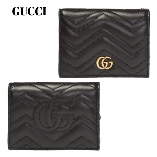 GUCCI/グッチ GGマーモント カードケース ウォレット