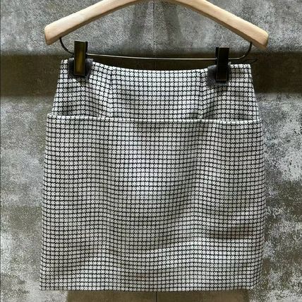 ホワイト（白）系 FENDI(フェンディ) ミニスカート(レディース