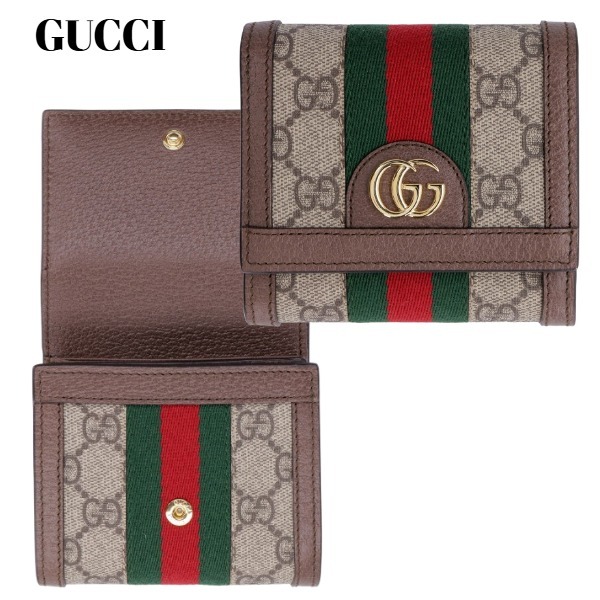 GUCCI/グッチ オフィディア GG カードケース ウォレット