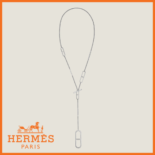 【HERMES】エバー シェーヌダンクル ロングネックレス Ever