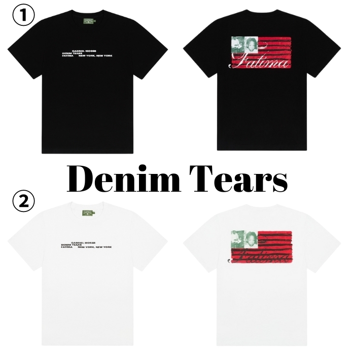 【Denim Tears】★Tシャツ★ Denim Tears X Gabriel Moses Tee
