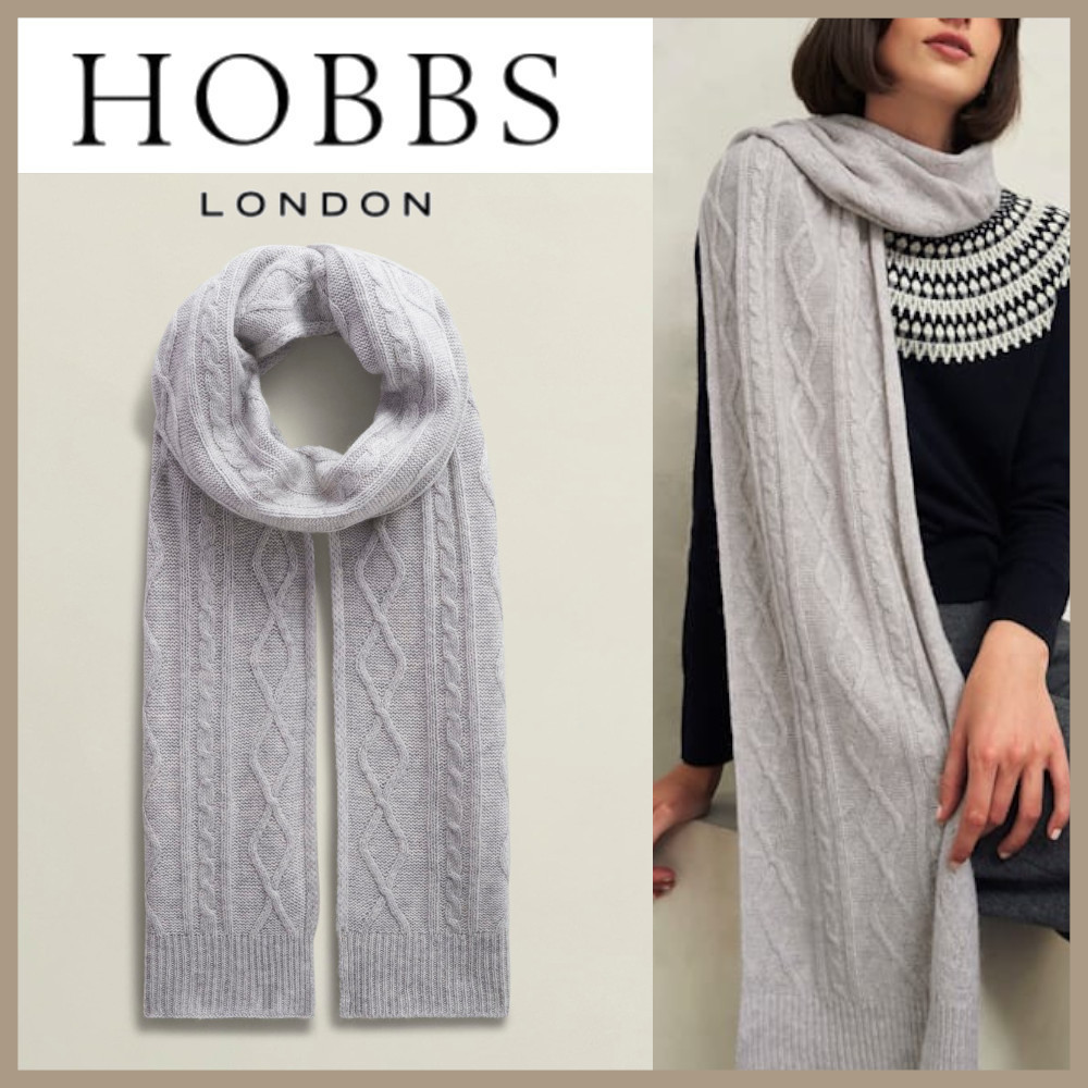 ★Hobbs London★ ステフ ウール スカーフ Steph Wool Scarf
