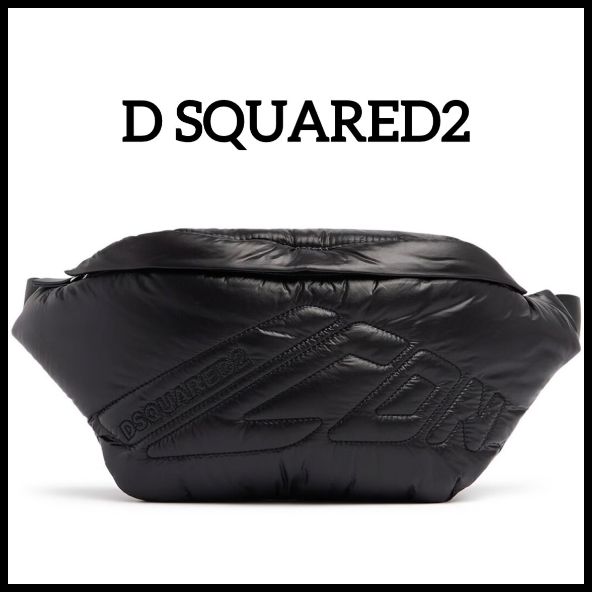 ☆関税込み☆【D SQUARED2】 Icon ナイロンベルトバッグ