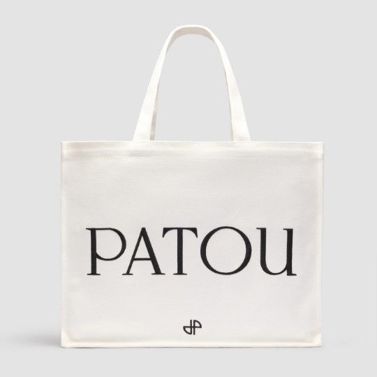 【関税・送料込】PATOU コットンキャンバス トート ラージ