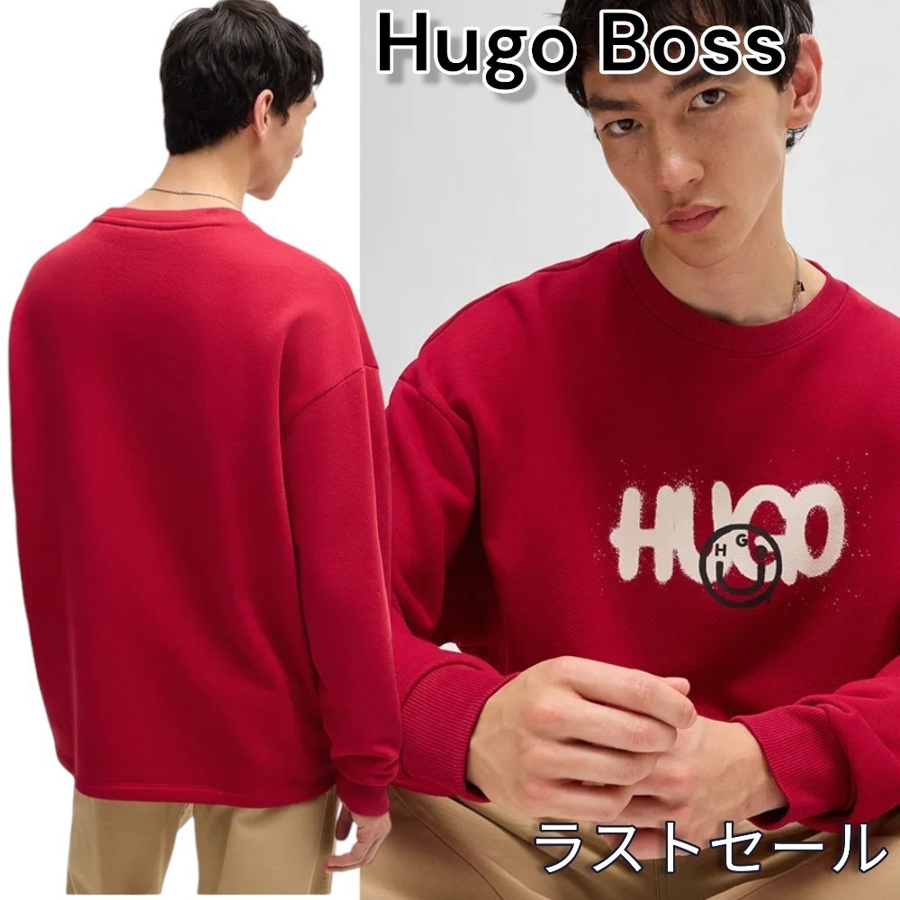 【送関込】Hugo boss HUGO Nimaylong 01 BLUE スウェットシャツ