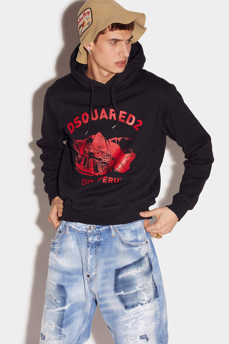 《デニムと相性抜群》【DSQUARED2】D2 クスコ フーディー