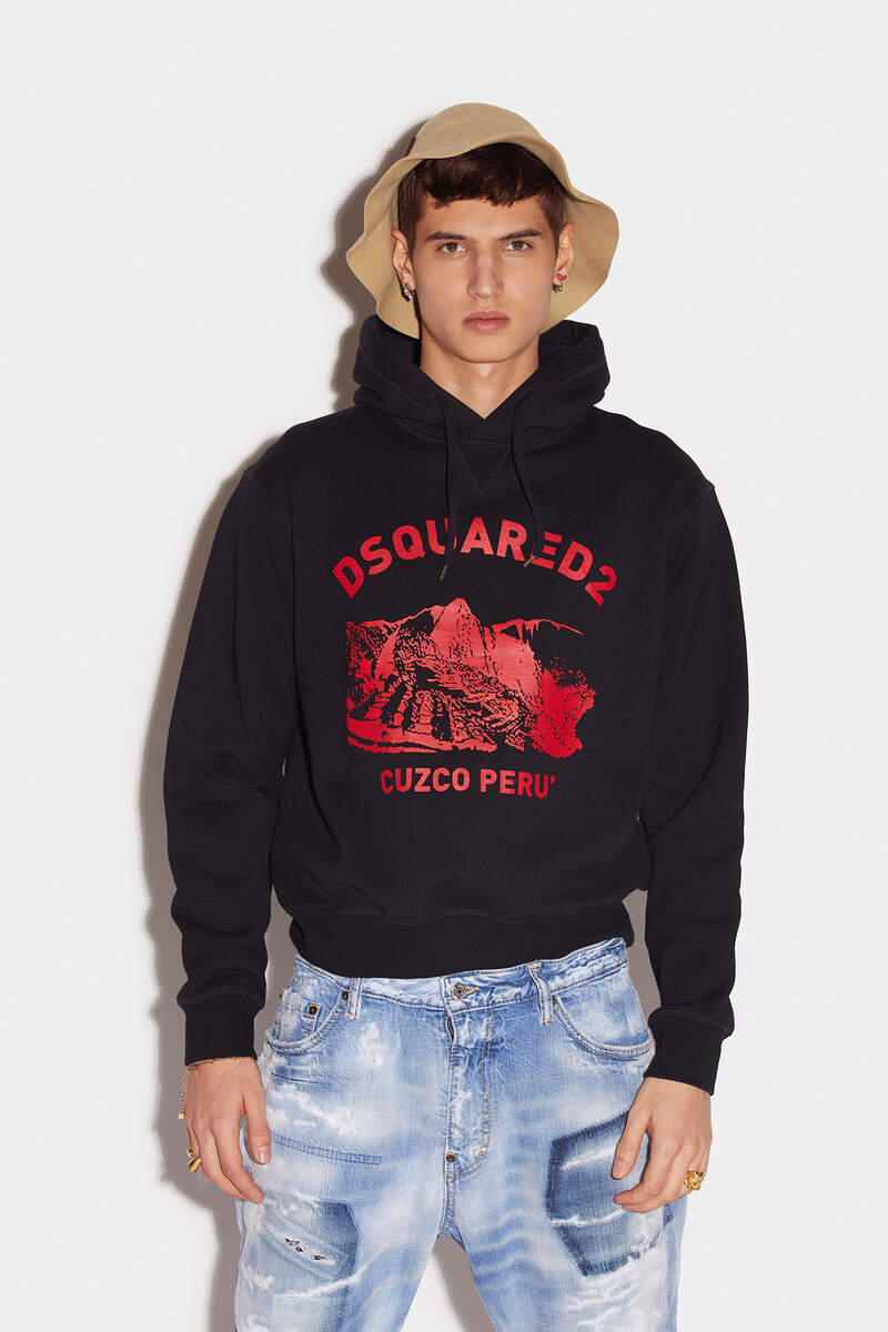 《デニムと相性抜群》【DSQUARED2】D2 クスコ フーディー