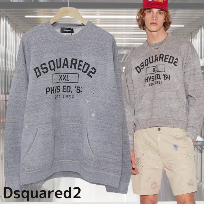 《デニムと相性抜群》【DSQUARED2】ロゴ スウェット