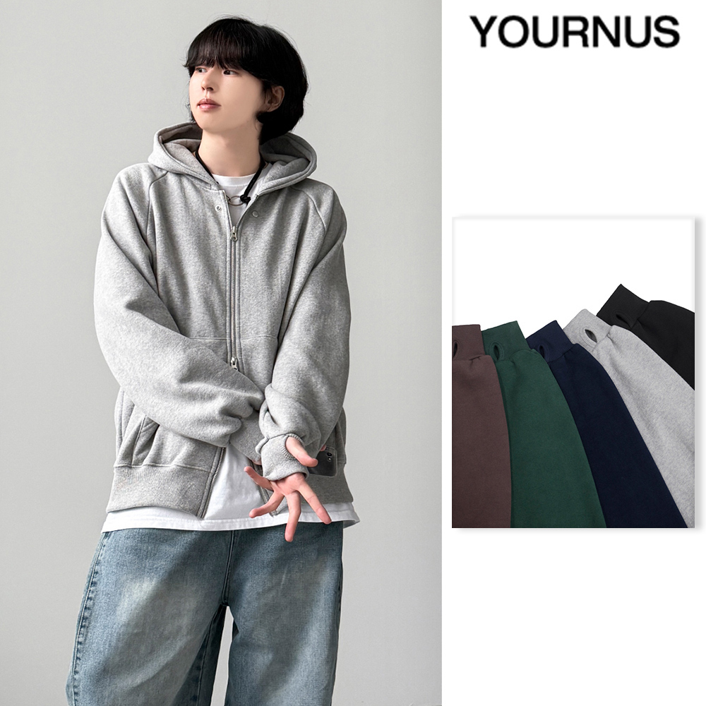 【YOURNUS】Nate Warmer Hood Zip-Up