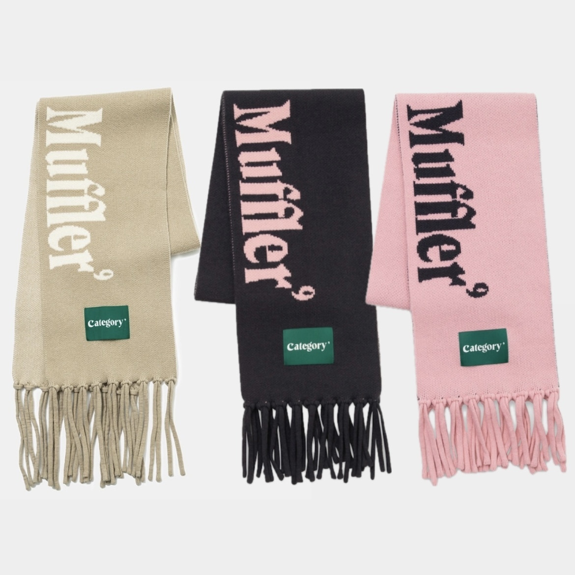 ＊韓国＊［Category9］KNIT MUFFLER 3color