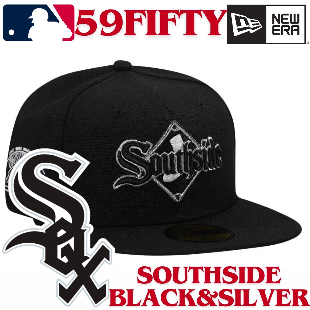 【海外限定】NEW ERA 59FIFTY Chicago White Sox SouthsideBlack