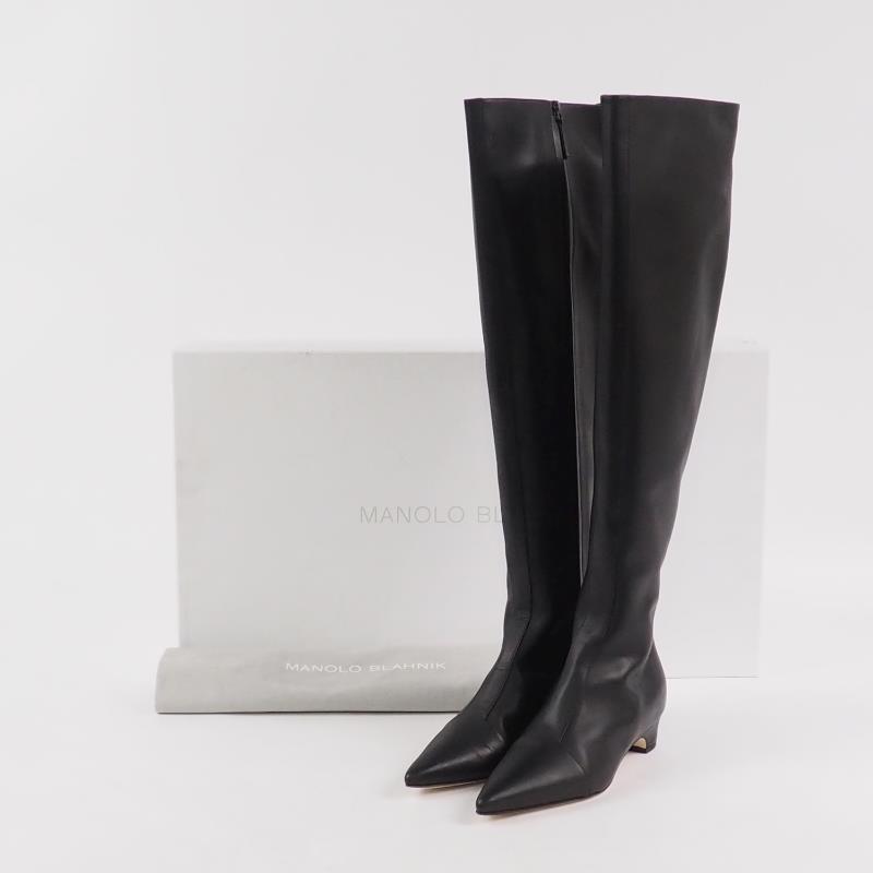Manolo Blahnik::ロングブーツ::37[RESALE]