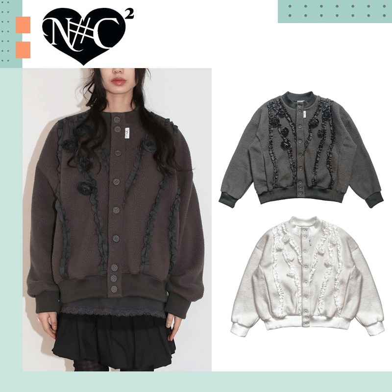 NOFFICIALNOFFICE ♥ DREAM FLOWER FLEECE JACKET /追跡付