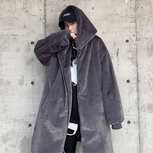 ファーコート ロング フェイクファー ロングジャケット S~2XL