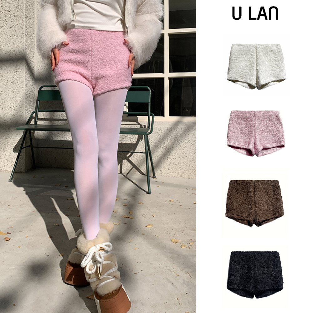 【U LAN】Hella mohair high short pants
