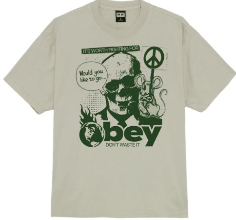 ★OBEY/オベイ★Don't Waste It T-Shirt  Tシャツ 関税込★