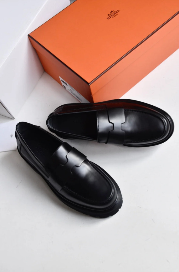 【美脚&履き心地◎】HERMES モカシン Hitch ローファー org.jpg