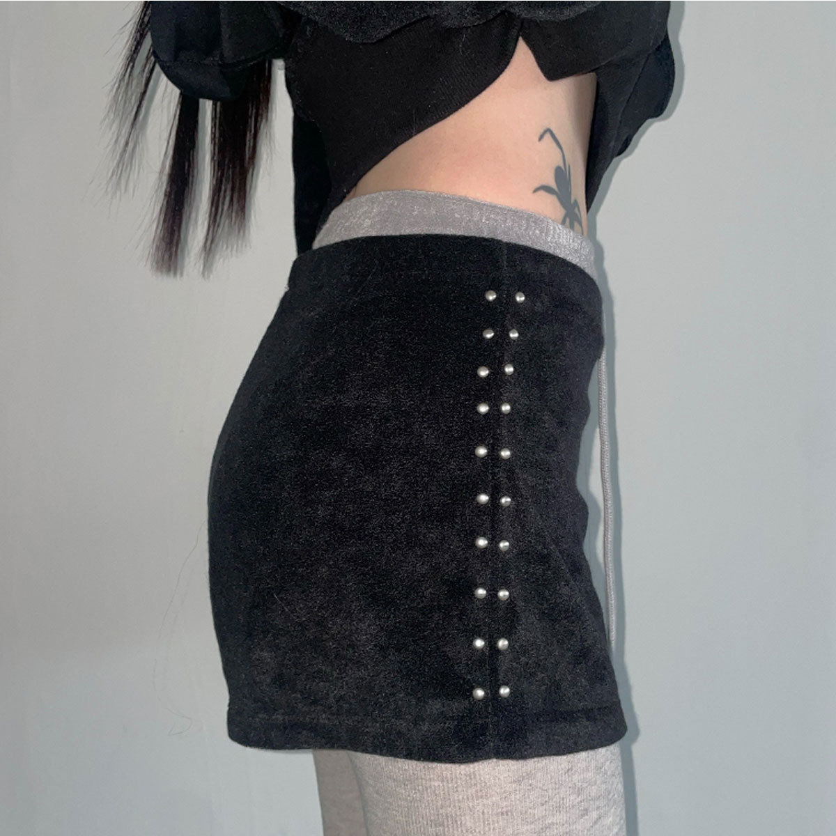 ショートパンツ THEAIRTOWN  beijing stud short(2 color) 4BFM130